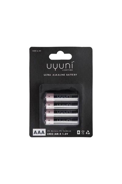 Uyuni AAA Batterier 1,5V 4 Stk