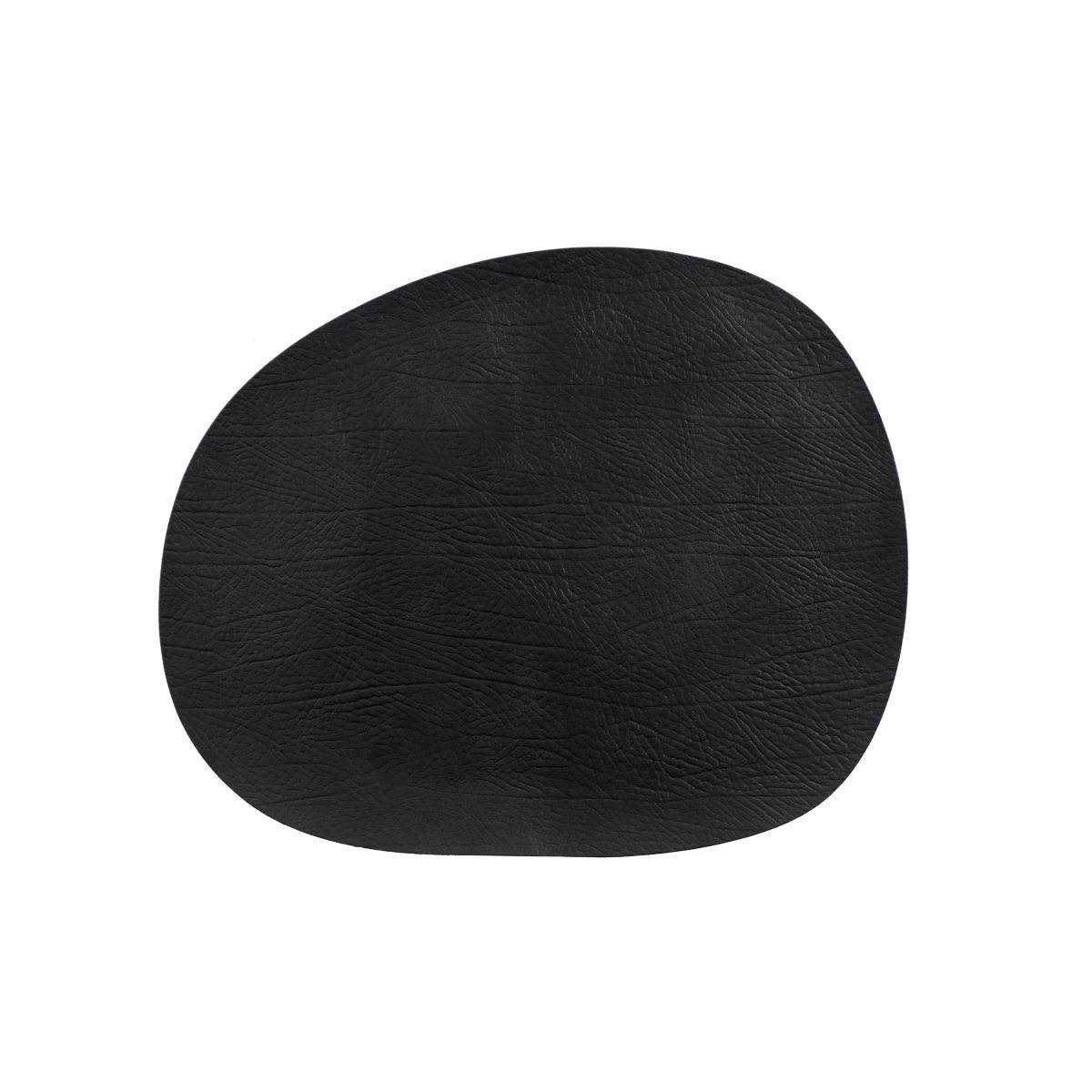 Raw Buffalo læder dækkeserviet - sort