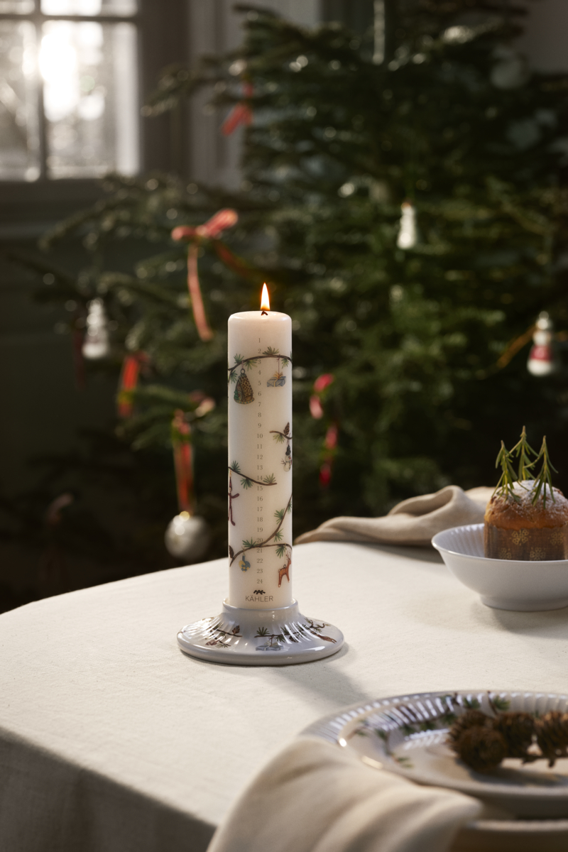Hammershøi Christmas Kalenderlys Ø 5 cm. 2024