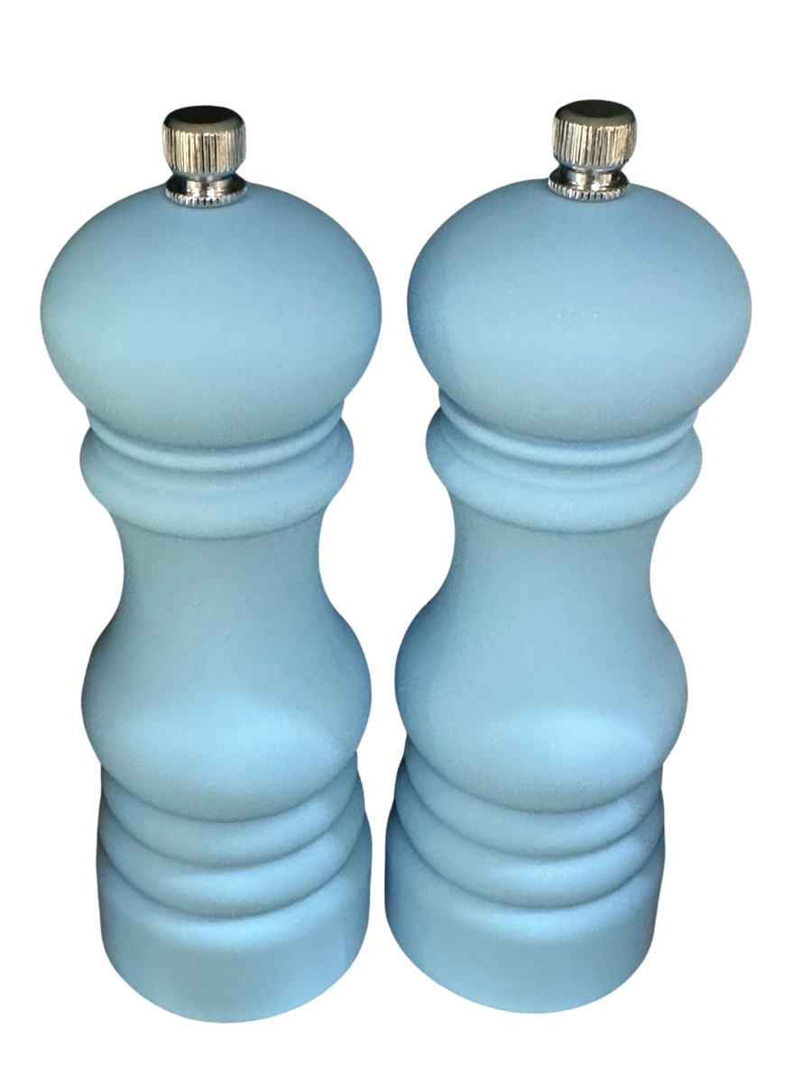 Salt og Peber kværnsæt H17,5 cm. Lyseblå