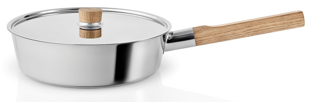 Eva Solo Nordic Kitchen Sauterpande i rustfrit stål 24 cm med låg