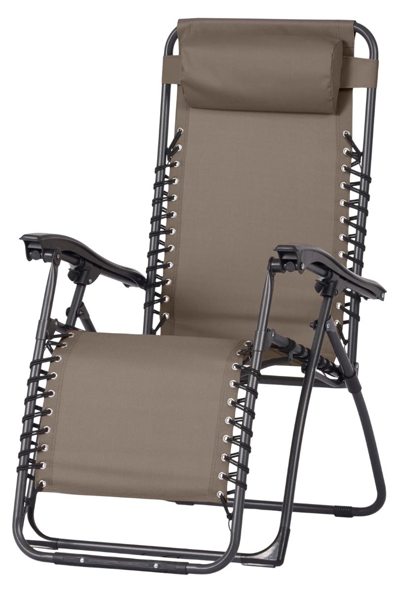 Siesta Relaxstol sort/cappuccino 