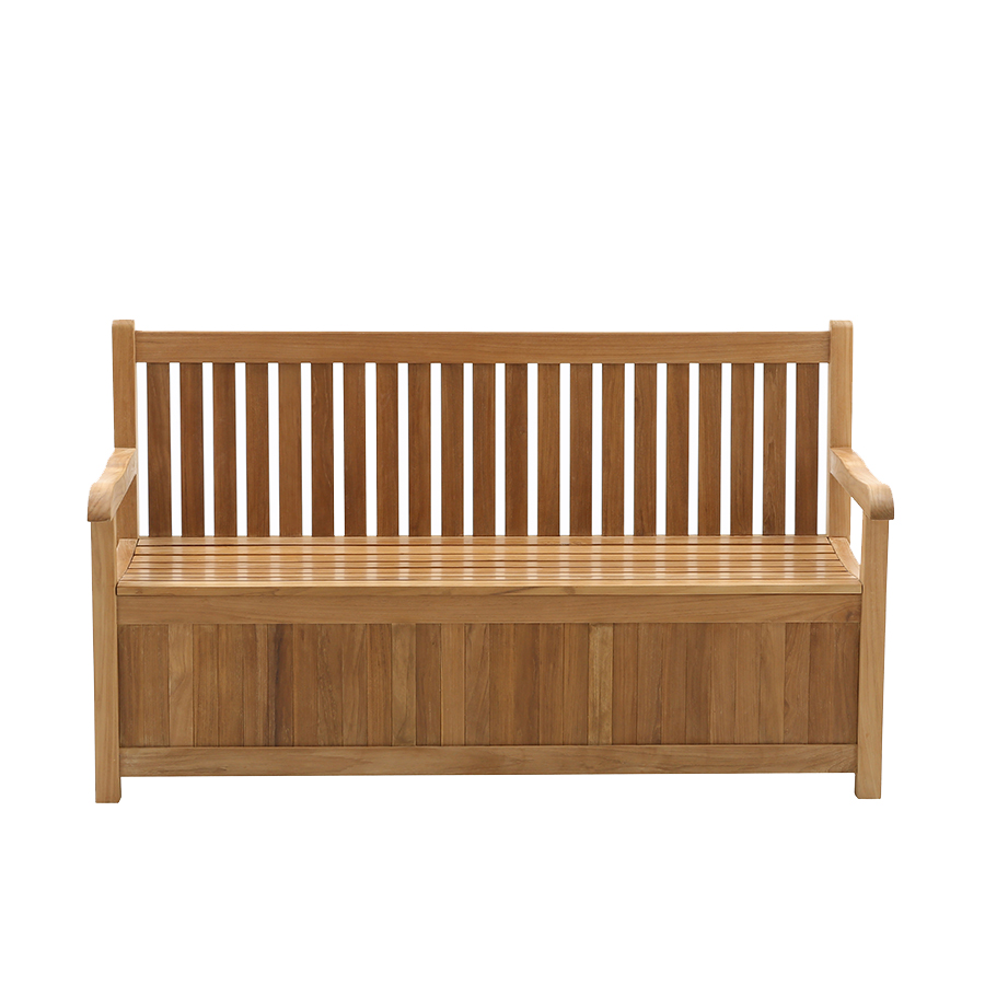 New York bænk med opbevaring - i kerneteak