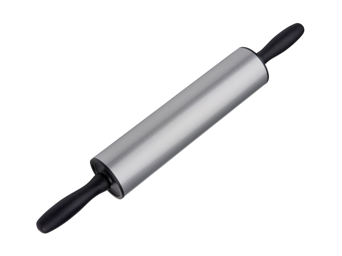 Kagerulle Silvertop Sølvgrå/Sort koldvalset stål/non-stick