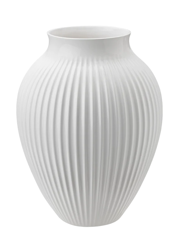 Knabstrup Vase Hvid 27cm