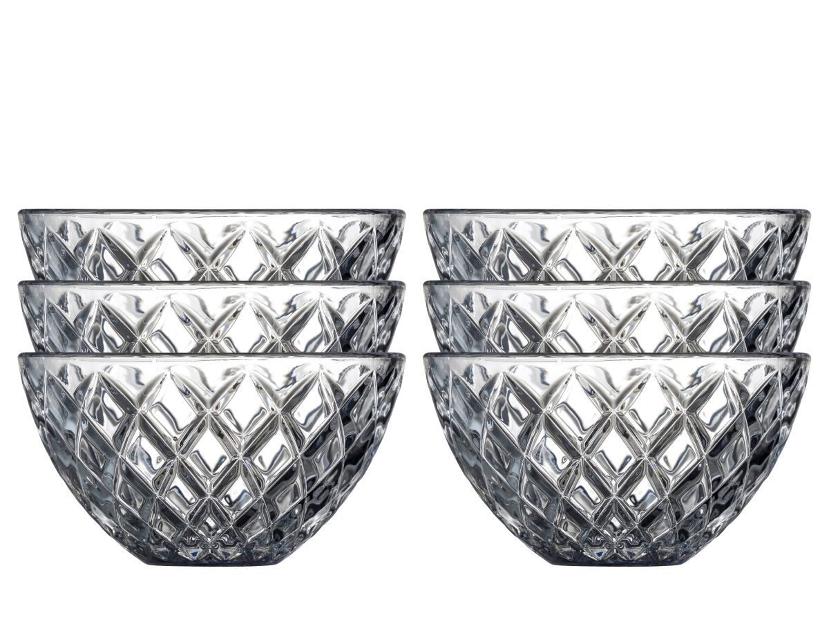 Lyngby Glas Sorrento Skål 4 stk. Ø 12 cm. klar glas
