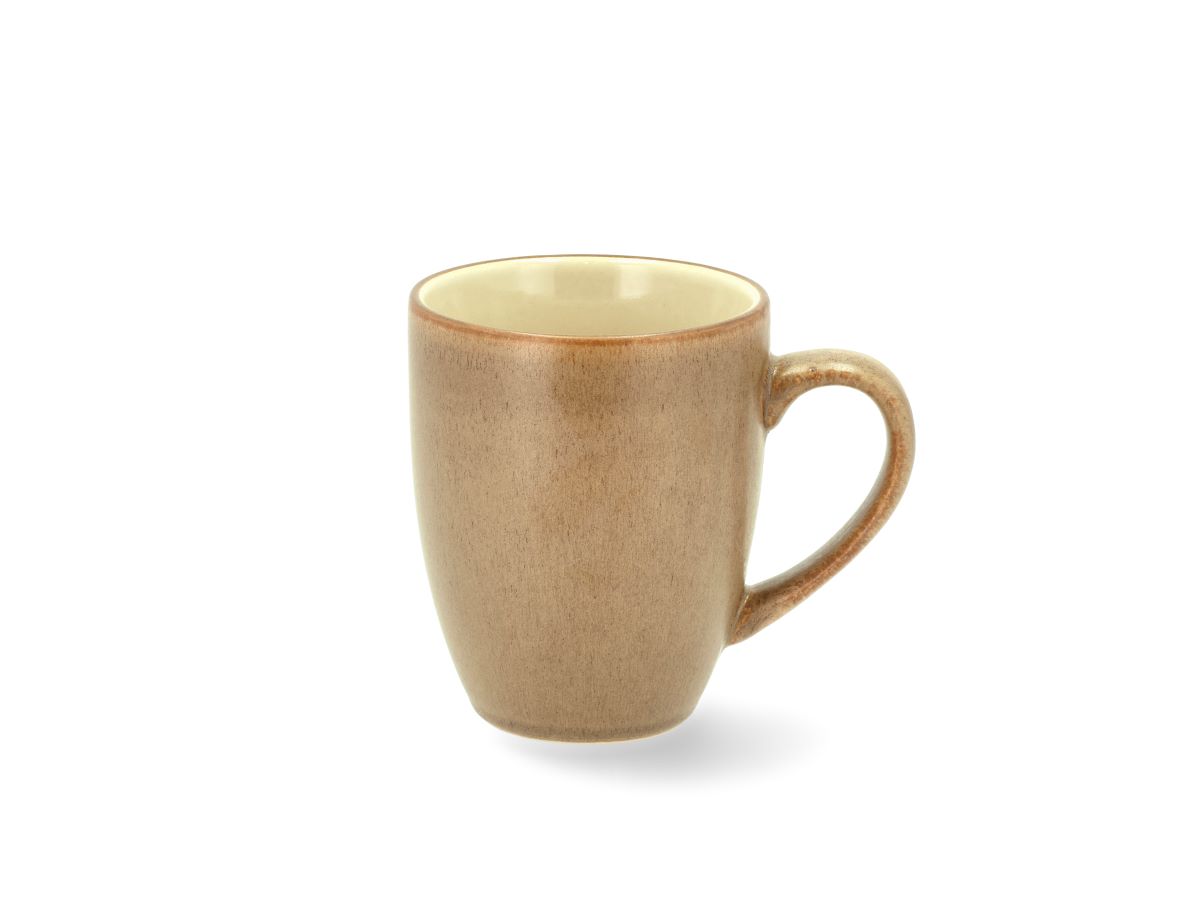 Bitz Wood Krus med hank 30 cl. brun/sand