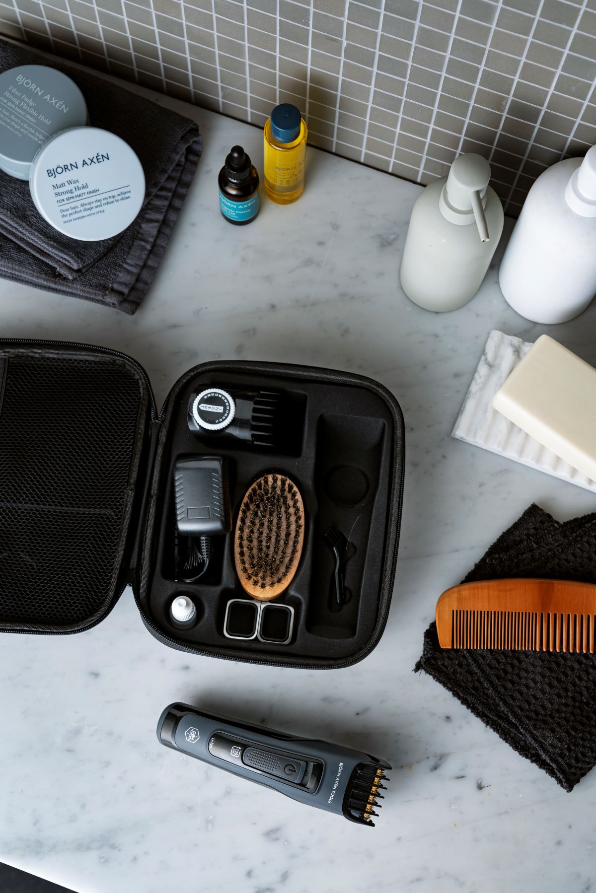 Björn Axén Tools skæg- og hårtrimmer kit