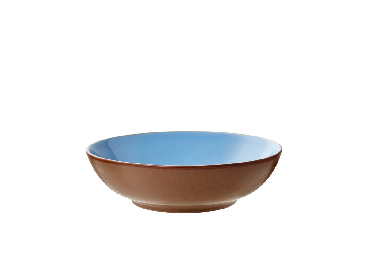 Bitz Salatskål Wood 24 cm. Wood/Ocean Stentøj