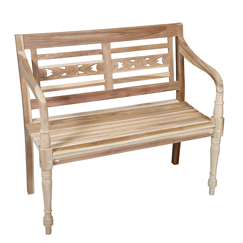 Batavia bænk 100 cm. i teak