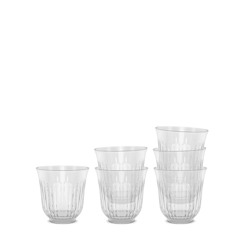 Lyngby vandglas/drikkeglas 26 cl klar glas 6 pk