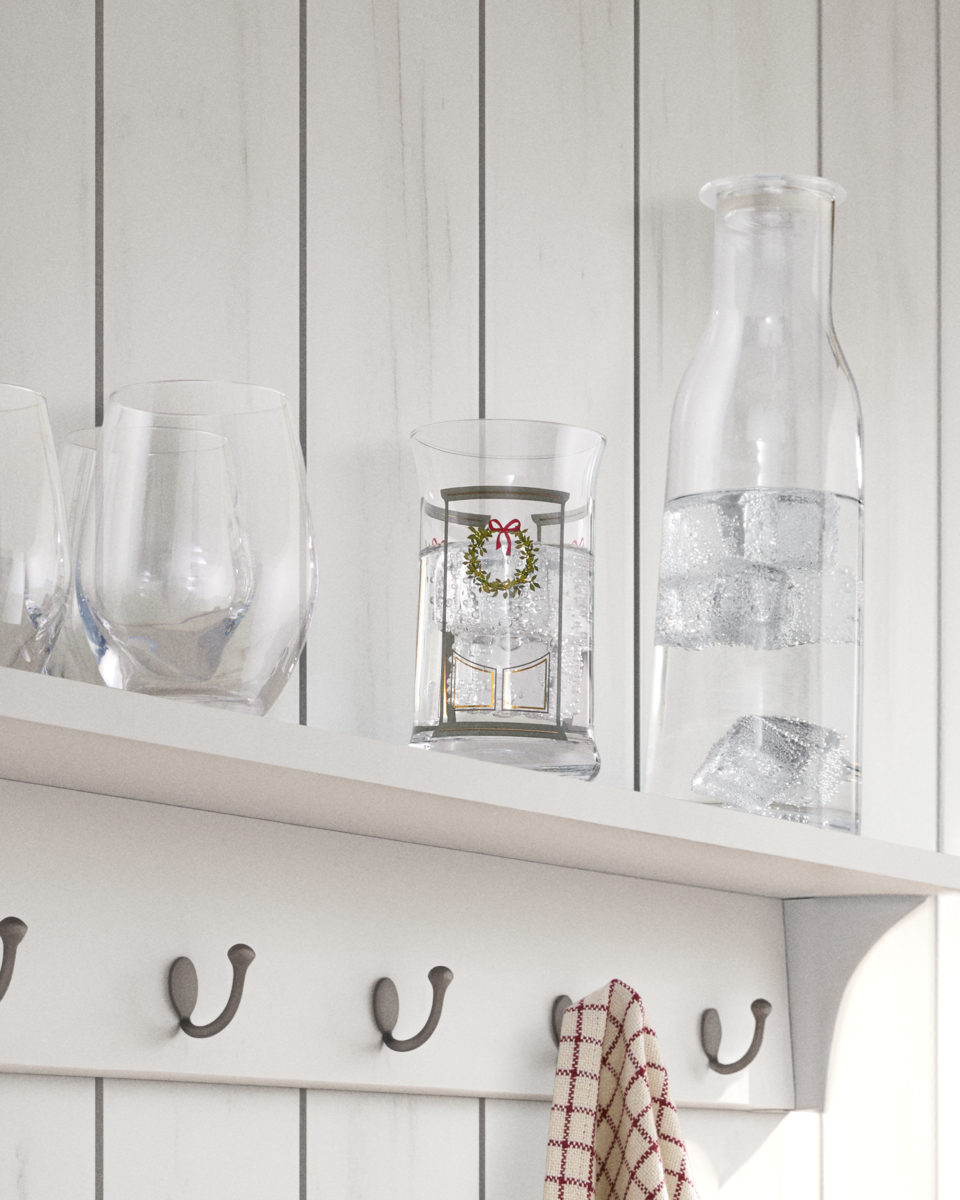 Holmegaard Minima flaske 0,9 L med låg klar