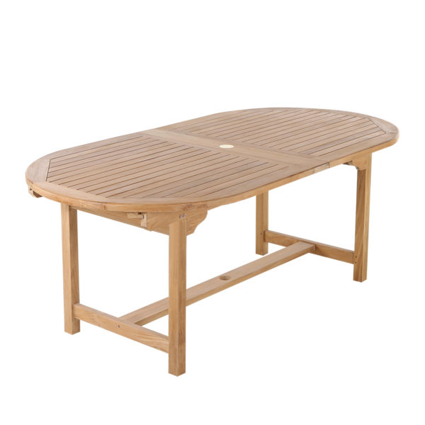 Vina havebord 100X200/300 cm. i kerneteak