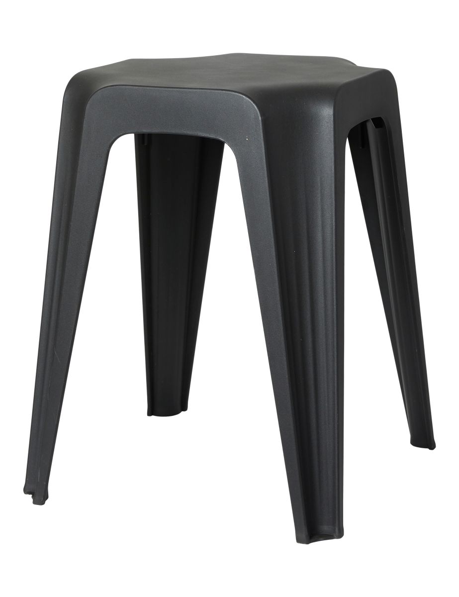 Joe Skammel/sidebord i plast H 46 cm. sort