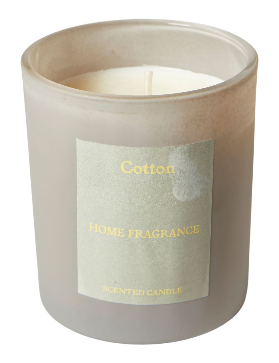 Duftlys 3 % 130 gram Ø7,5x8,7 cm. - Cotton