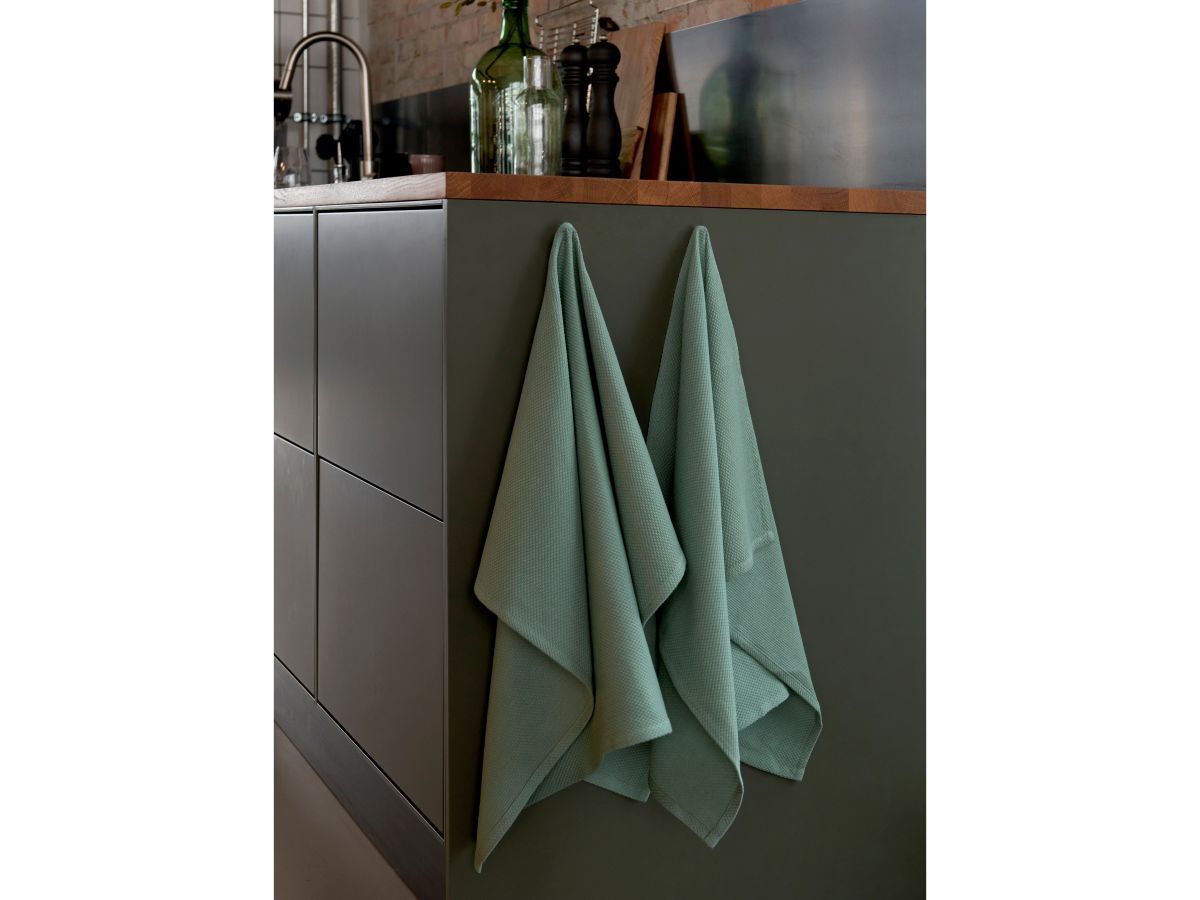 Bastian Diamond Viskestykke 50x70 cm. grøn