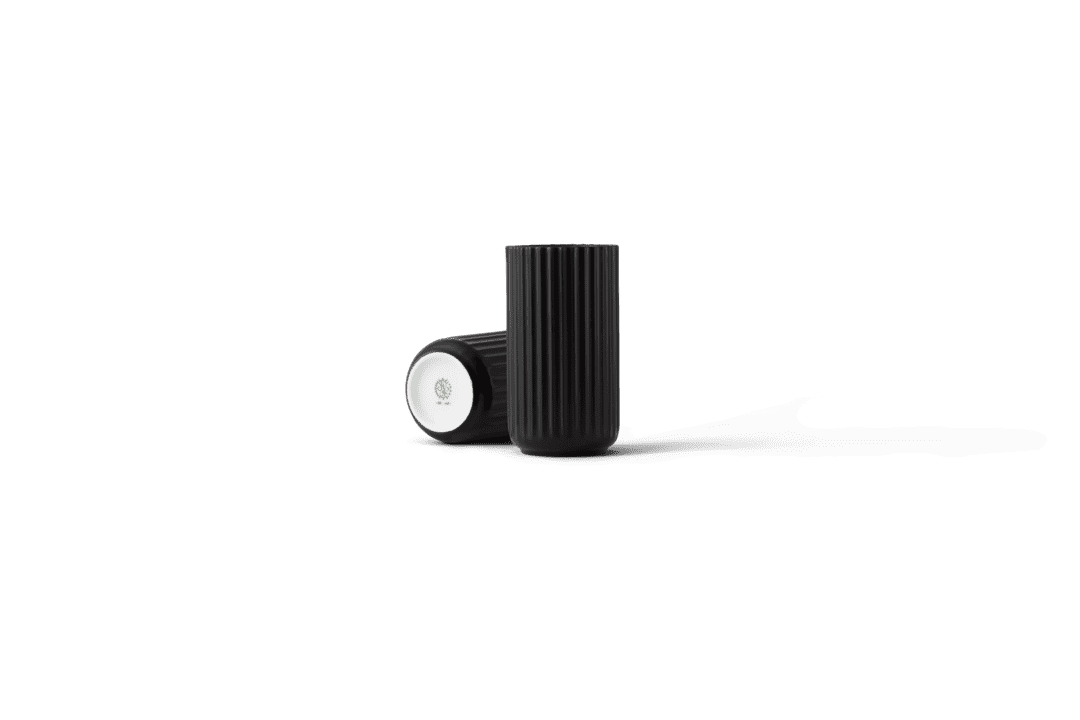 Lyngby porcelæn H15.5 Vase Sort Lyngby