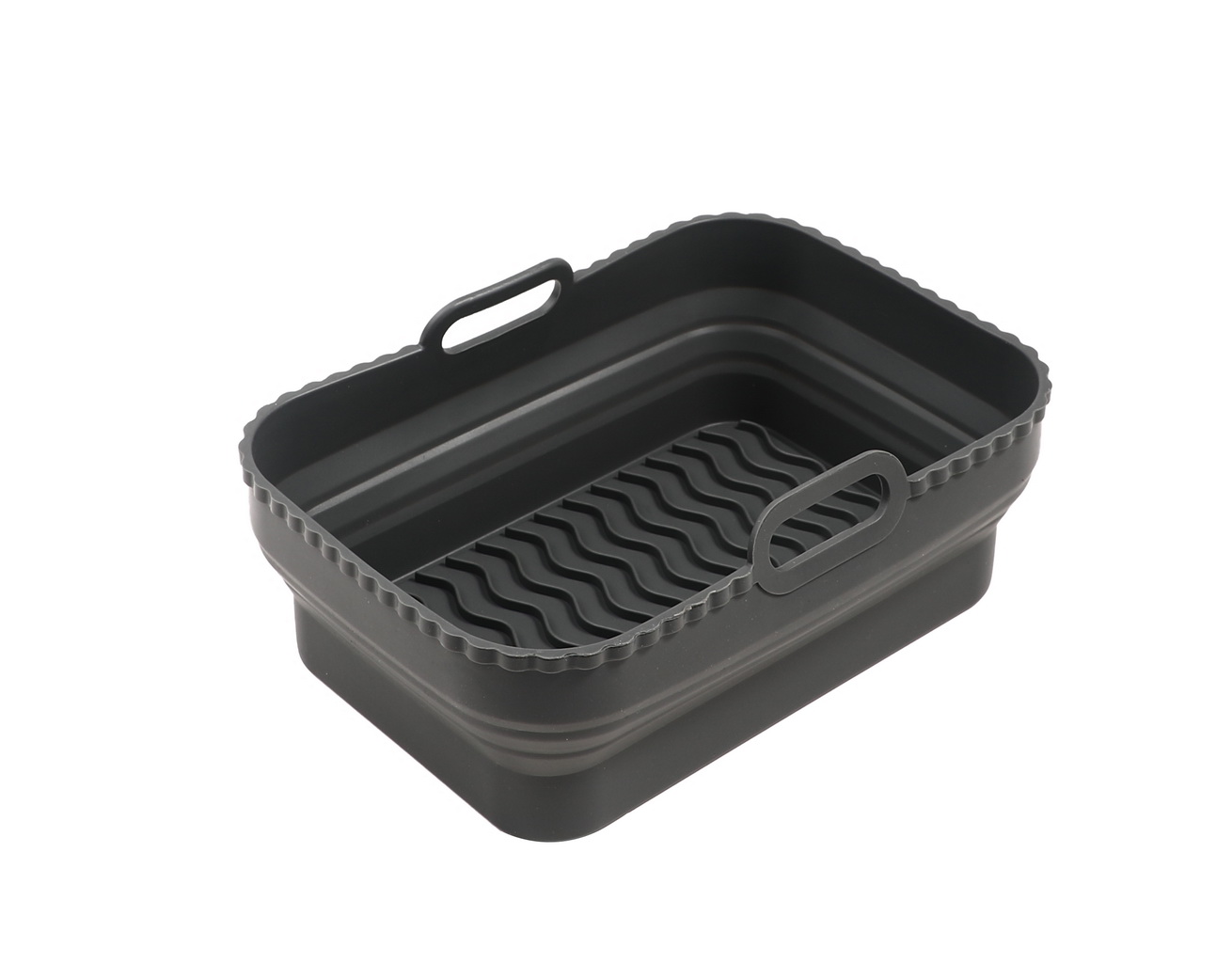 Air Fryer bradepande foldbar silikone 20,5x16x8(4) cm