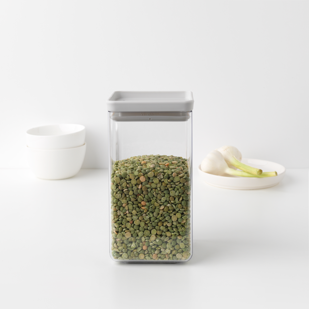 Brabantia Tasty+ Opbevaringsboks 1,6 L lysegrå