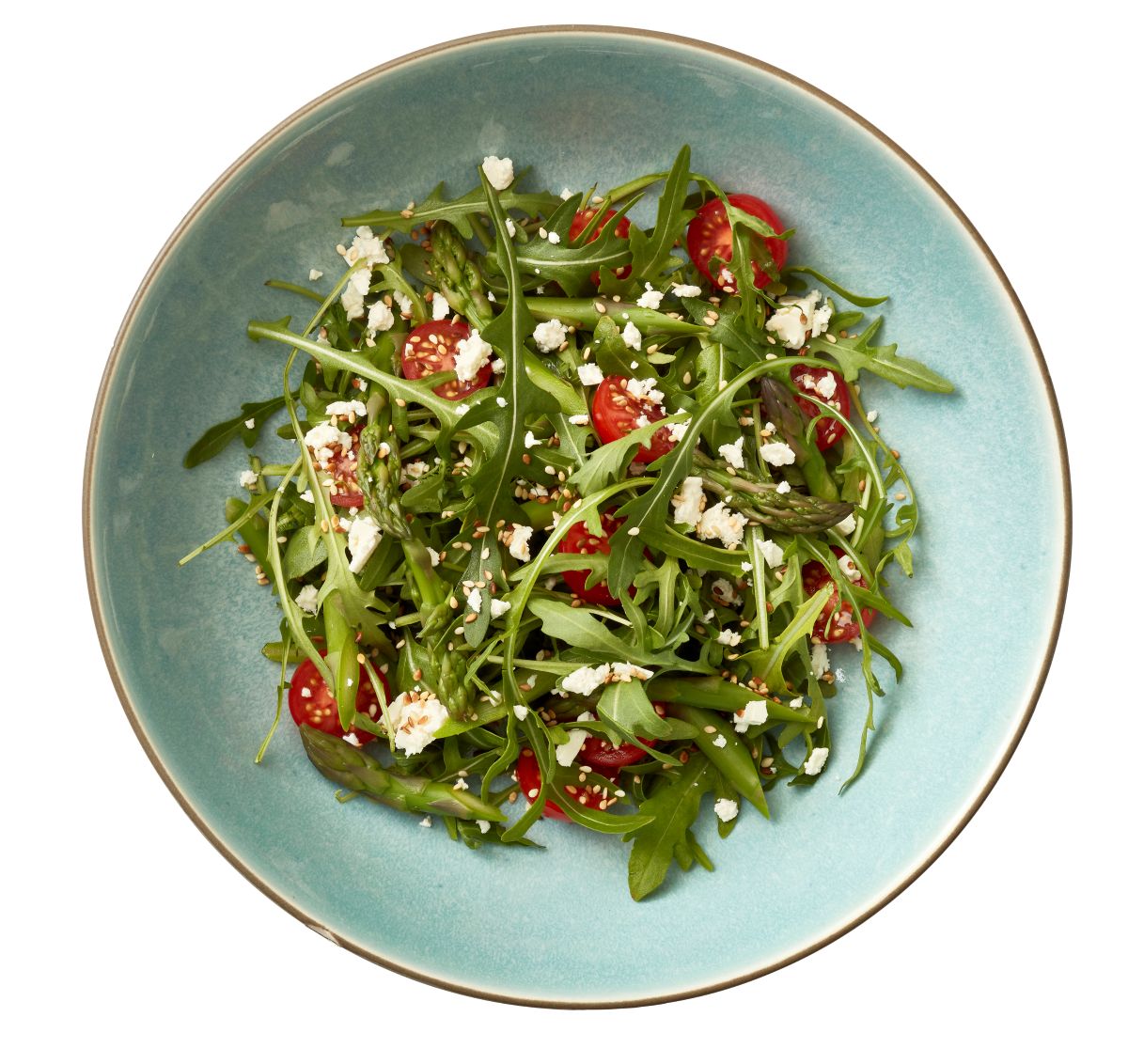 Bitz Salatskål 24 cm grå/lyseblå