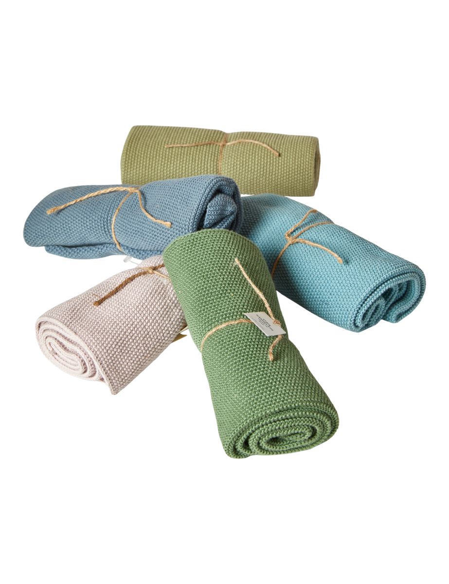 Køkkenhåndklæde strik 60x40 cm. assorteret