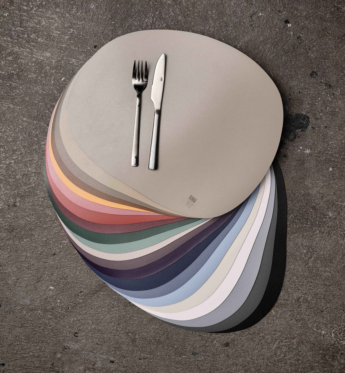 Raw Organic Dækkeserviet beige