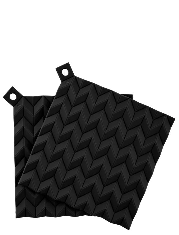 Hold-On Grydelapper 2stk.Black