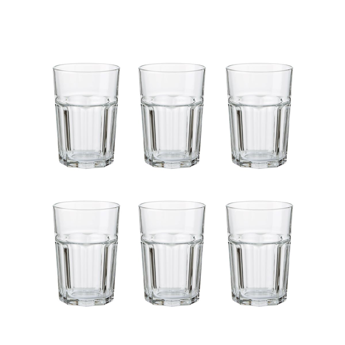 Atelier granit cafeglas 6 stk. 36 cl.