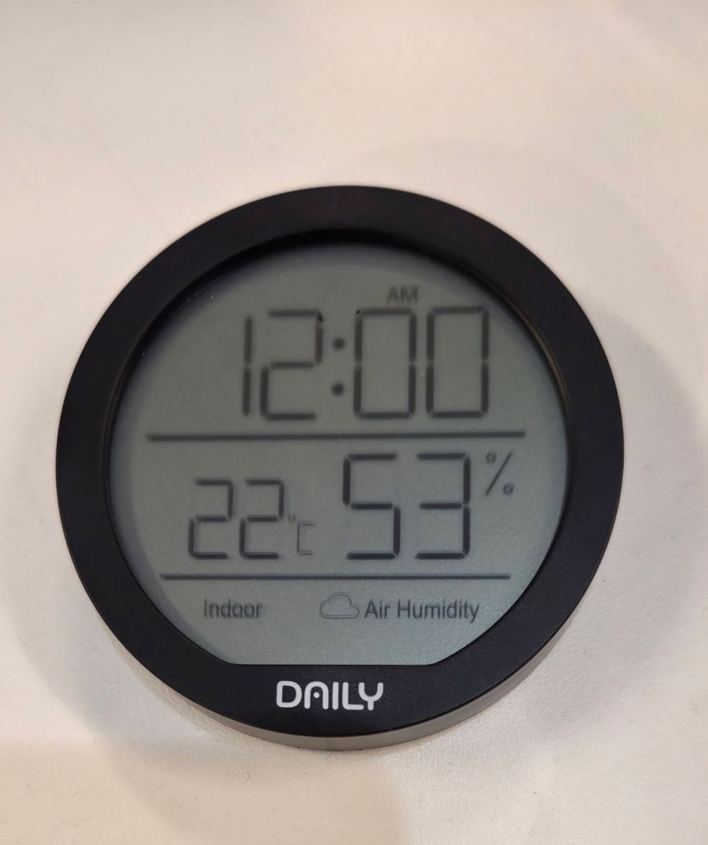 Daily Termometer med hygrometer og magnet Ø9 cm