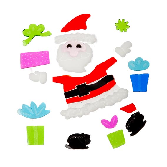 Det Gamle Apotek Vinduespynt gel - julemand