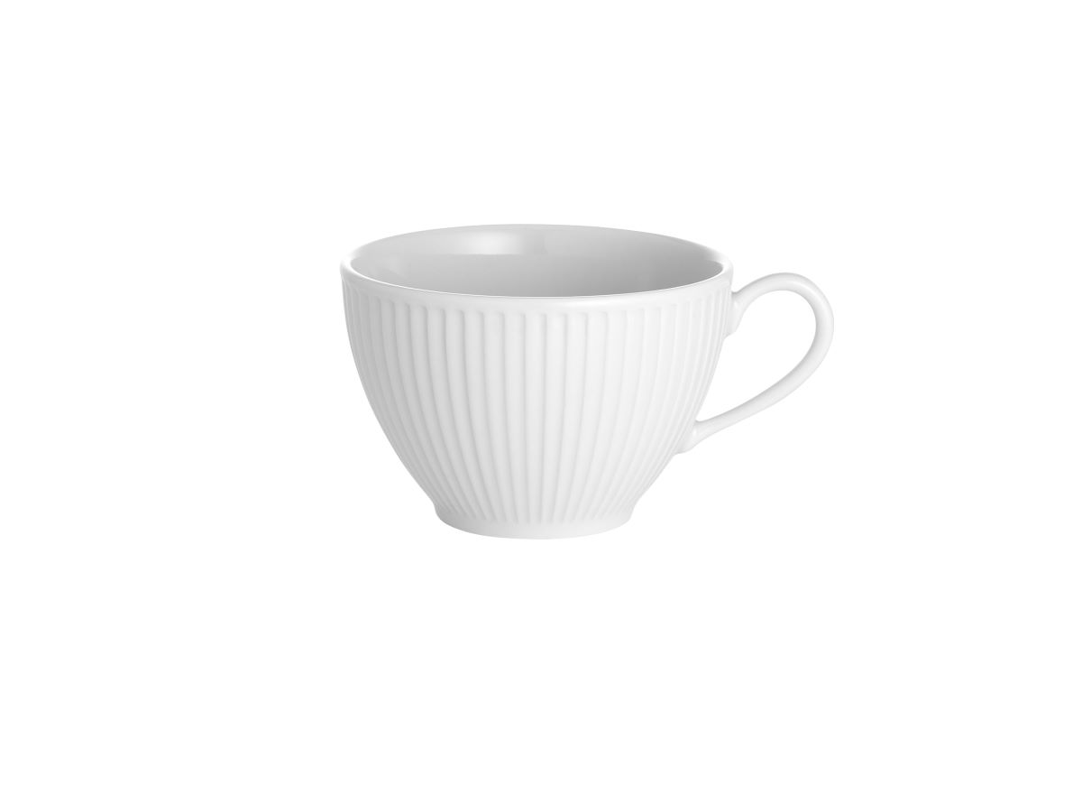 Kop Plissé 18 cl 8,5 cm Hvid