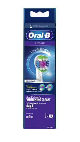 Oral-B 3D White løse børster - 3 stk. pakning