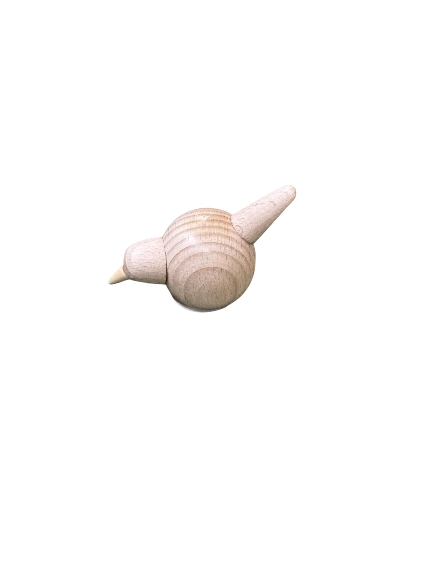 Fugle 2 ass. H5 cm bøg natur