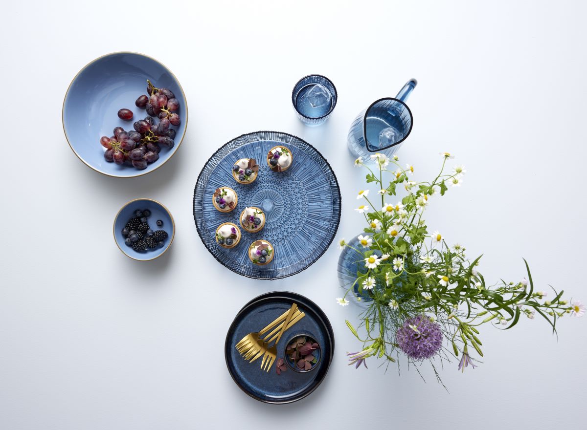 Bitz Tallerken 21 cm sort/mørkeblå