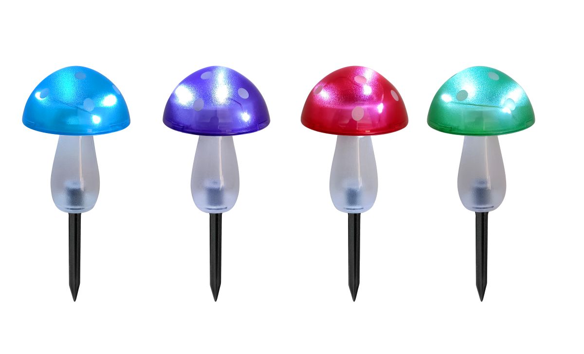 Conzept Solar Svamp 7,8x7,8x20 cm. assorteret