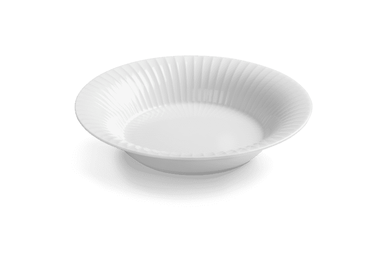 Hammershøi Dyb tallerken Ø21 cm hvid (15108)