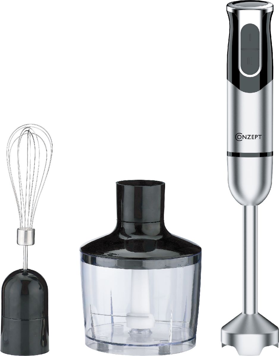Conzept stavblender med metalstav, piskeris og minihakker 600 W