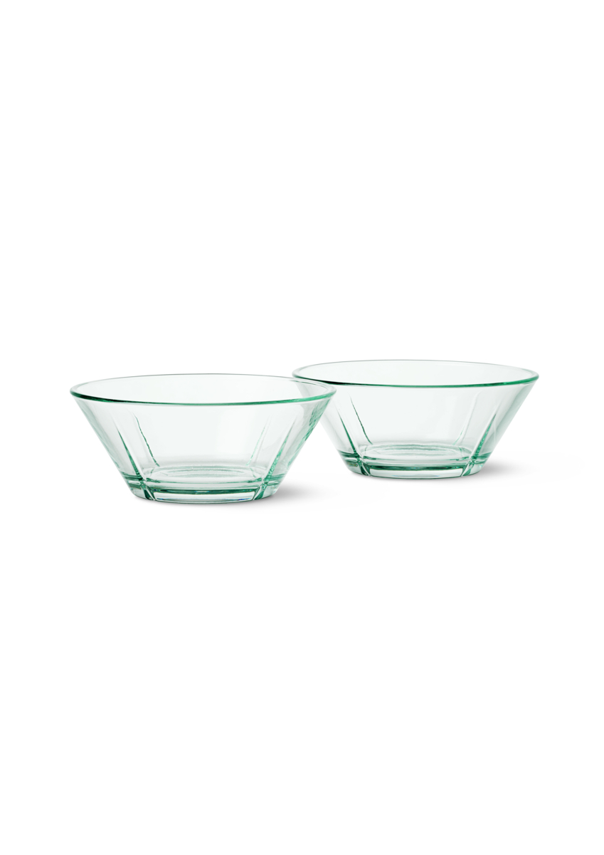 Grand Cru Recycled Glasskål 2 stk. Ø15 cm.