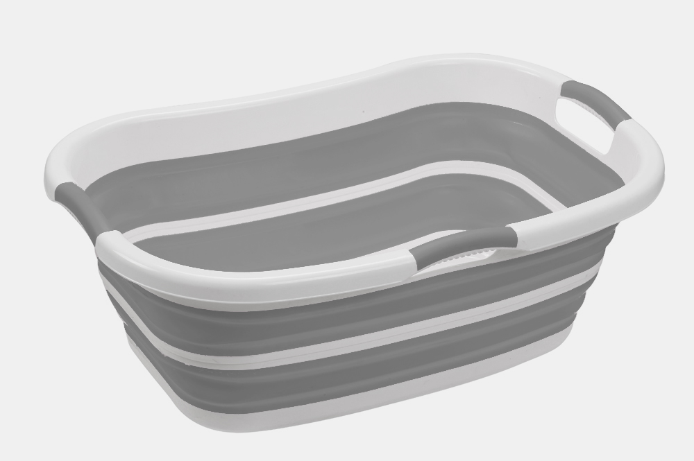 Conzept linnedkurv/badekar med prop foldbar 66x43.5x25(8)cm
