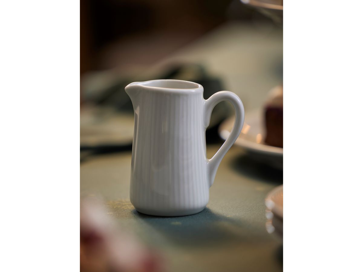 Kande Plissé 13 cl Hvid