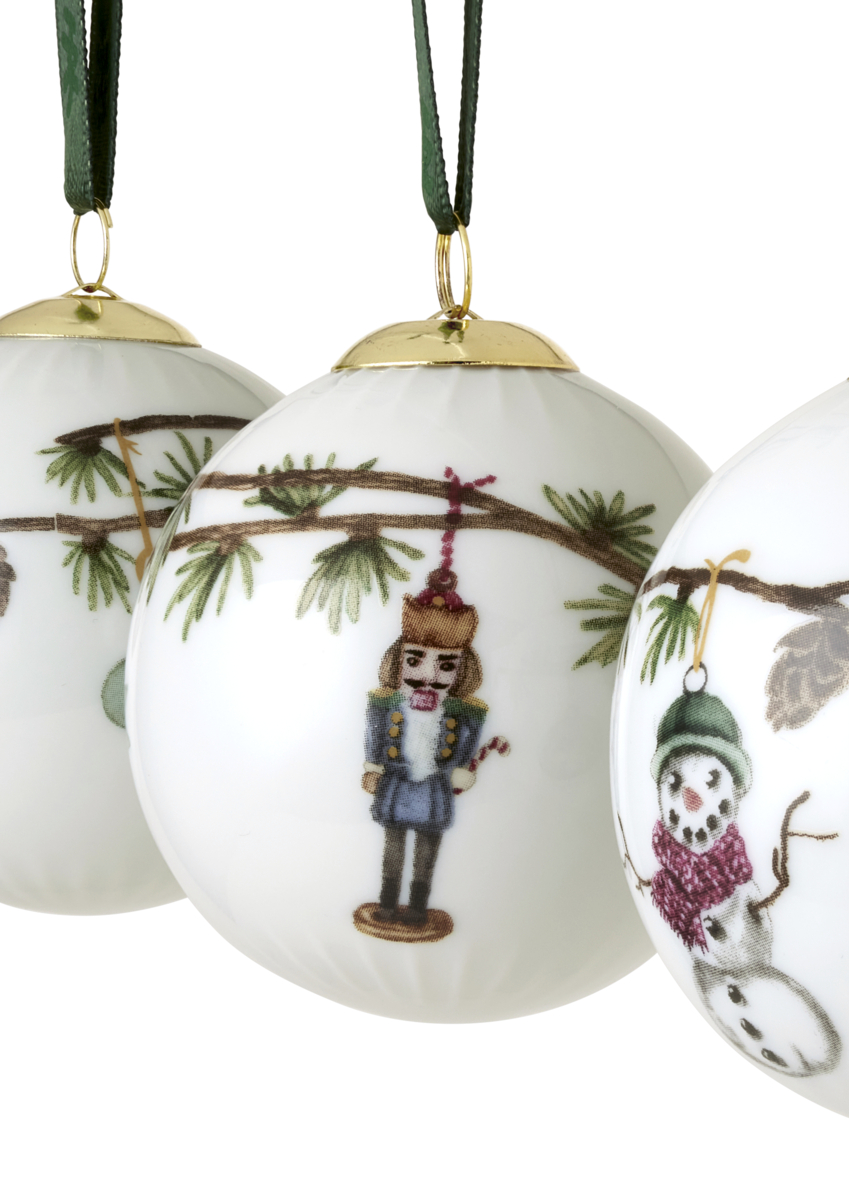 Hammershøi Christmas Kugle Ø 6 cm. 3 stk. i æske