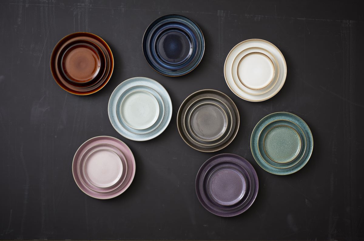 Bitz Tallerken 17 cm sort/grøn