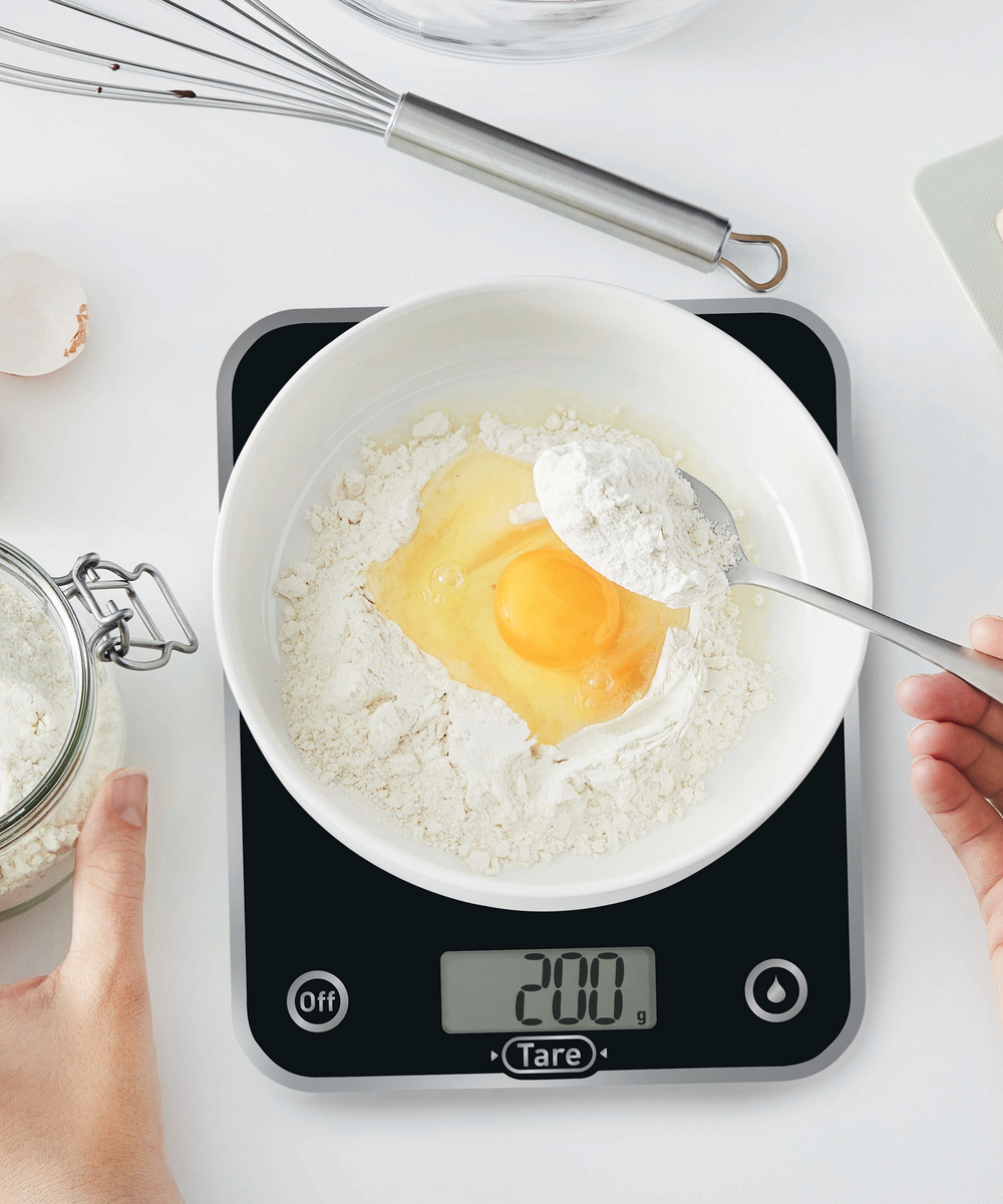 Tefal Køkkenvægt i glas sort 5 kg