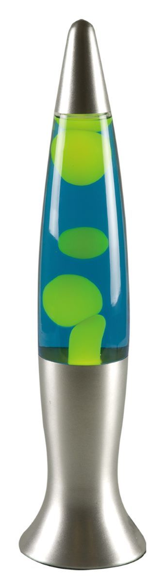 Lavalampe 40 cm 25 W - Grøn/blå