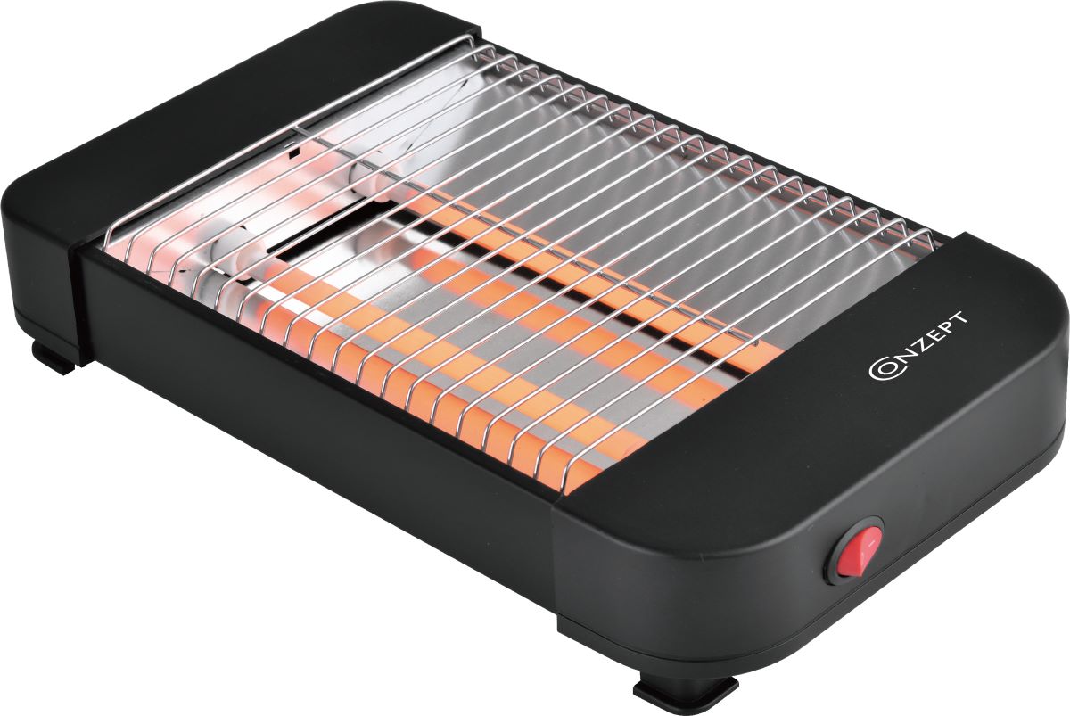 Conzept Brødrister mini sort 300 watt