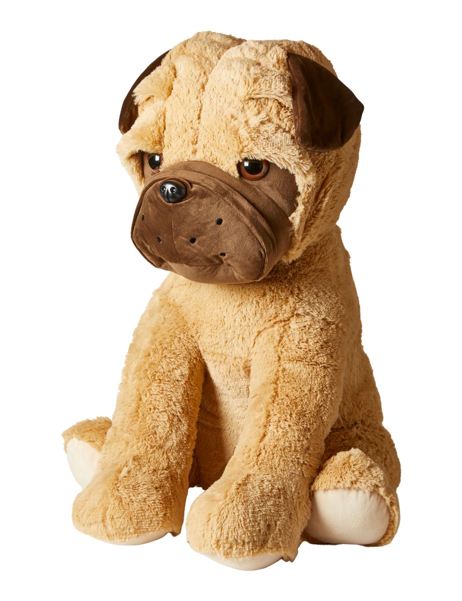 Bulldog 50 cm lysebrun