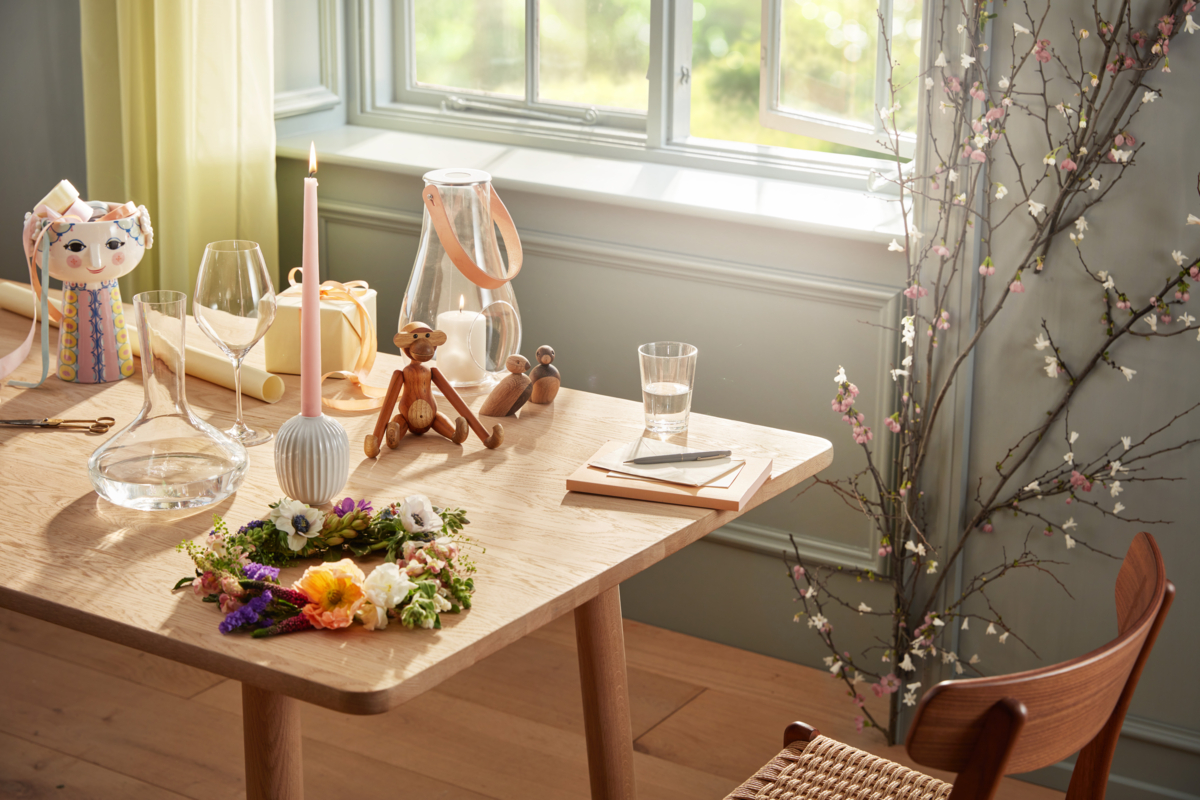 Hammershøi Lysestage H10 hvid (15366)