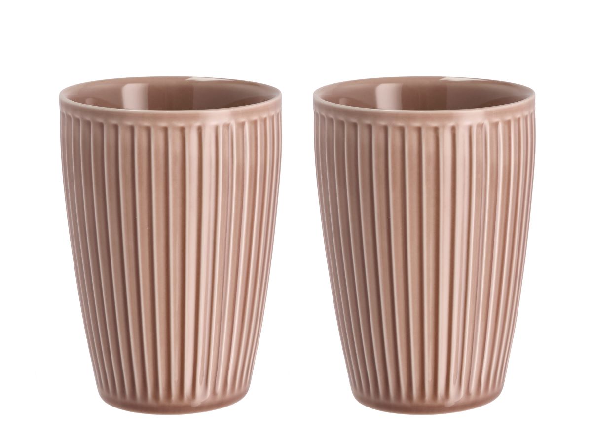 Termokrus Plissé 25 cl 8 x 12 cm 2 stk. Woodrose