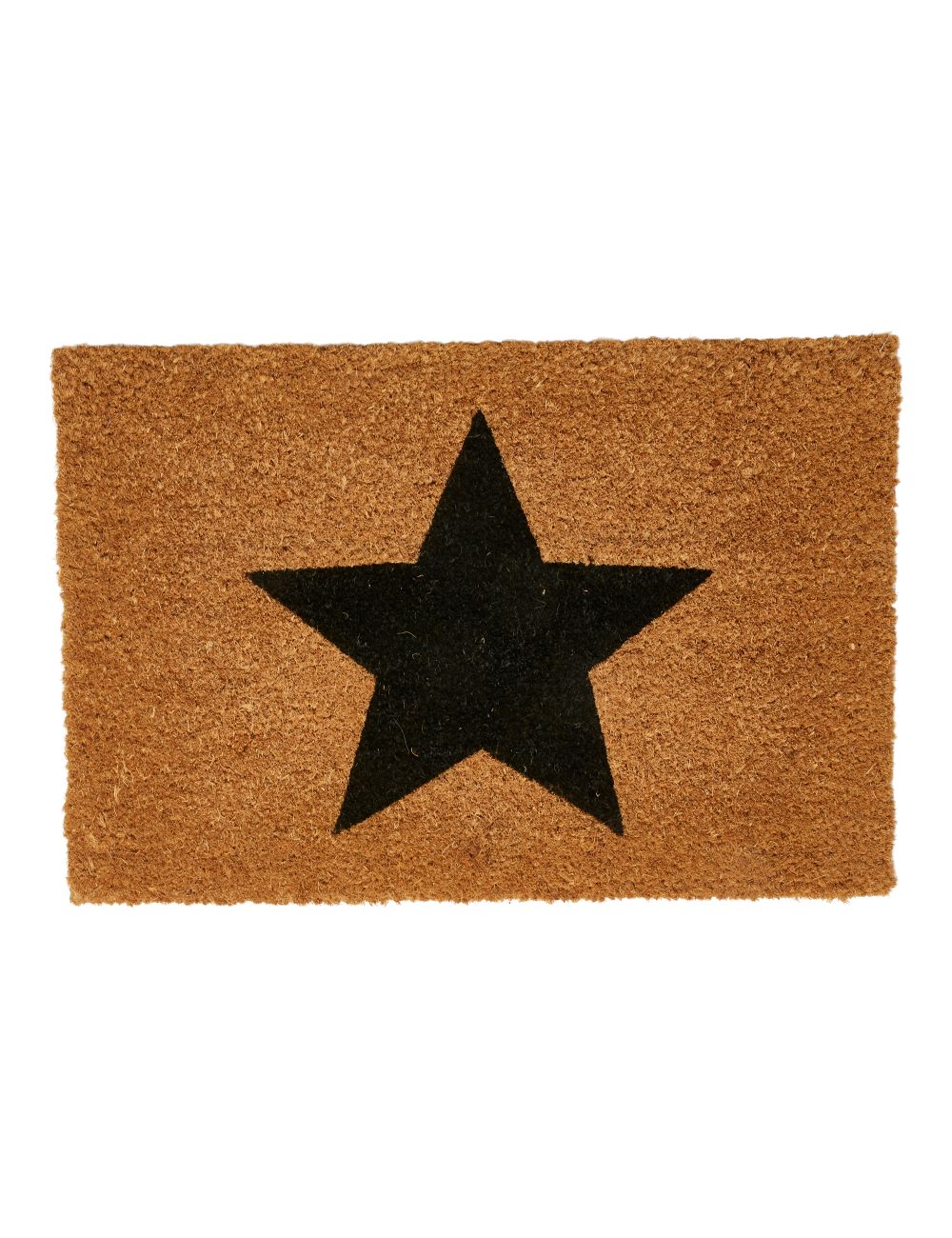 Dørmåtte 40x60 Stjerne kokos natur