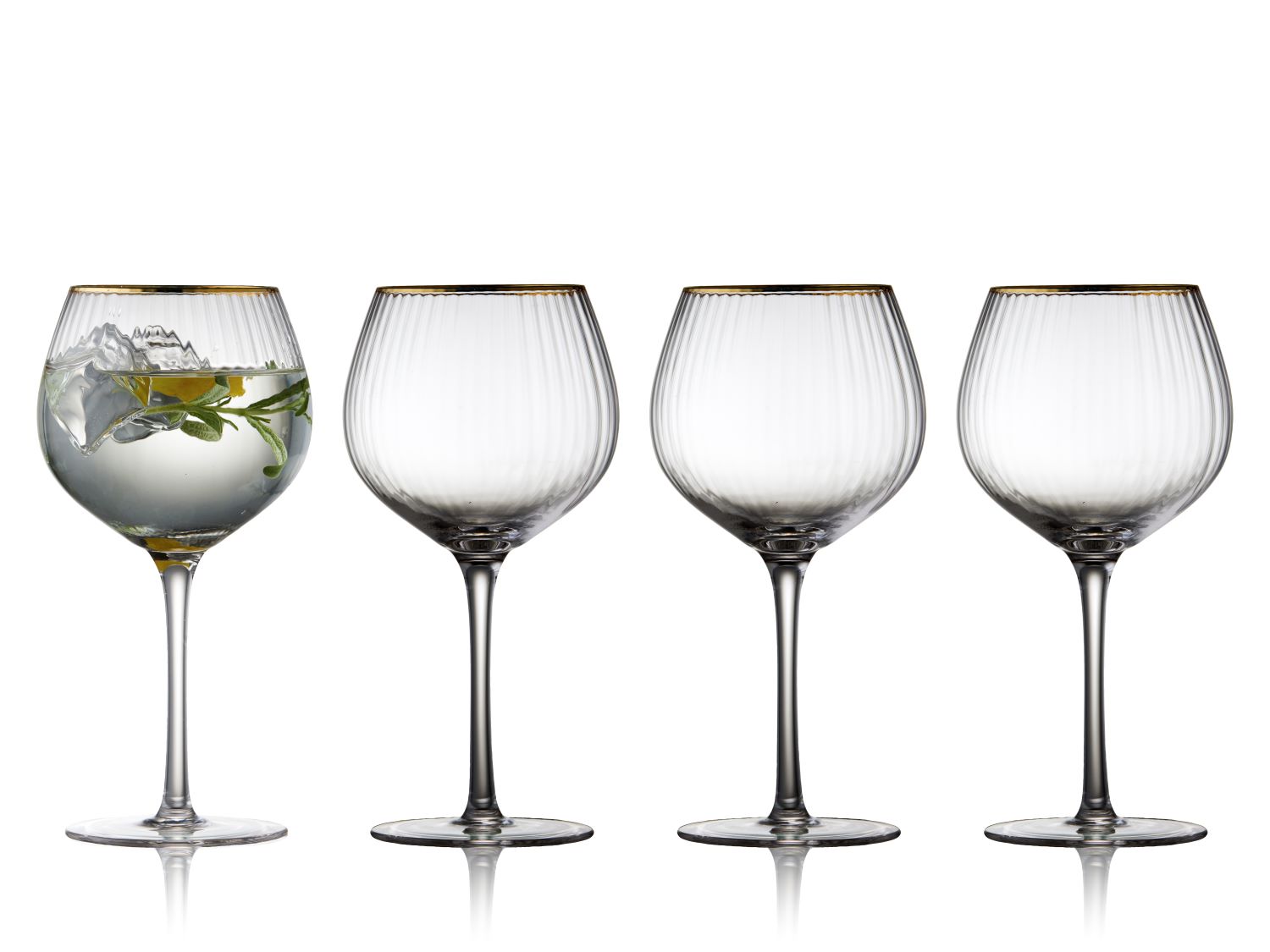 Gin & tonic glas Palermo Gold 65 cl 4 stk
